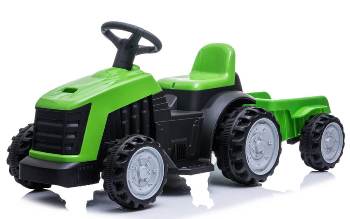 Tractor electric cu remorca 6v